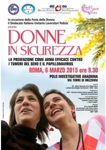 locandina donne in sicurezza